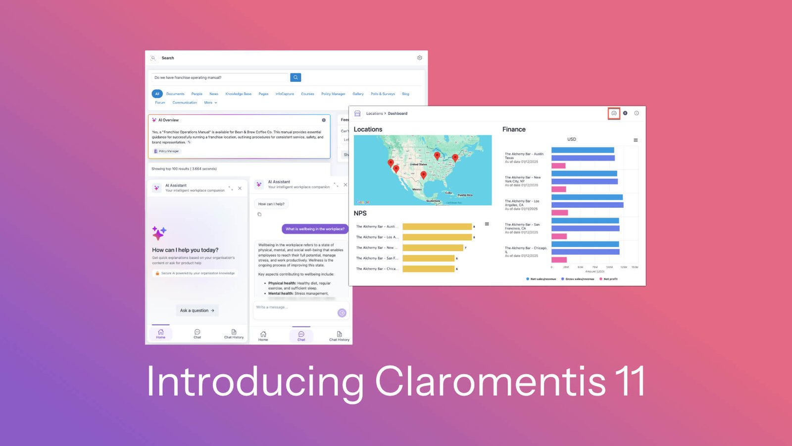 Inside Claromentis 11: AI Search, Locations, and More