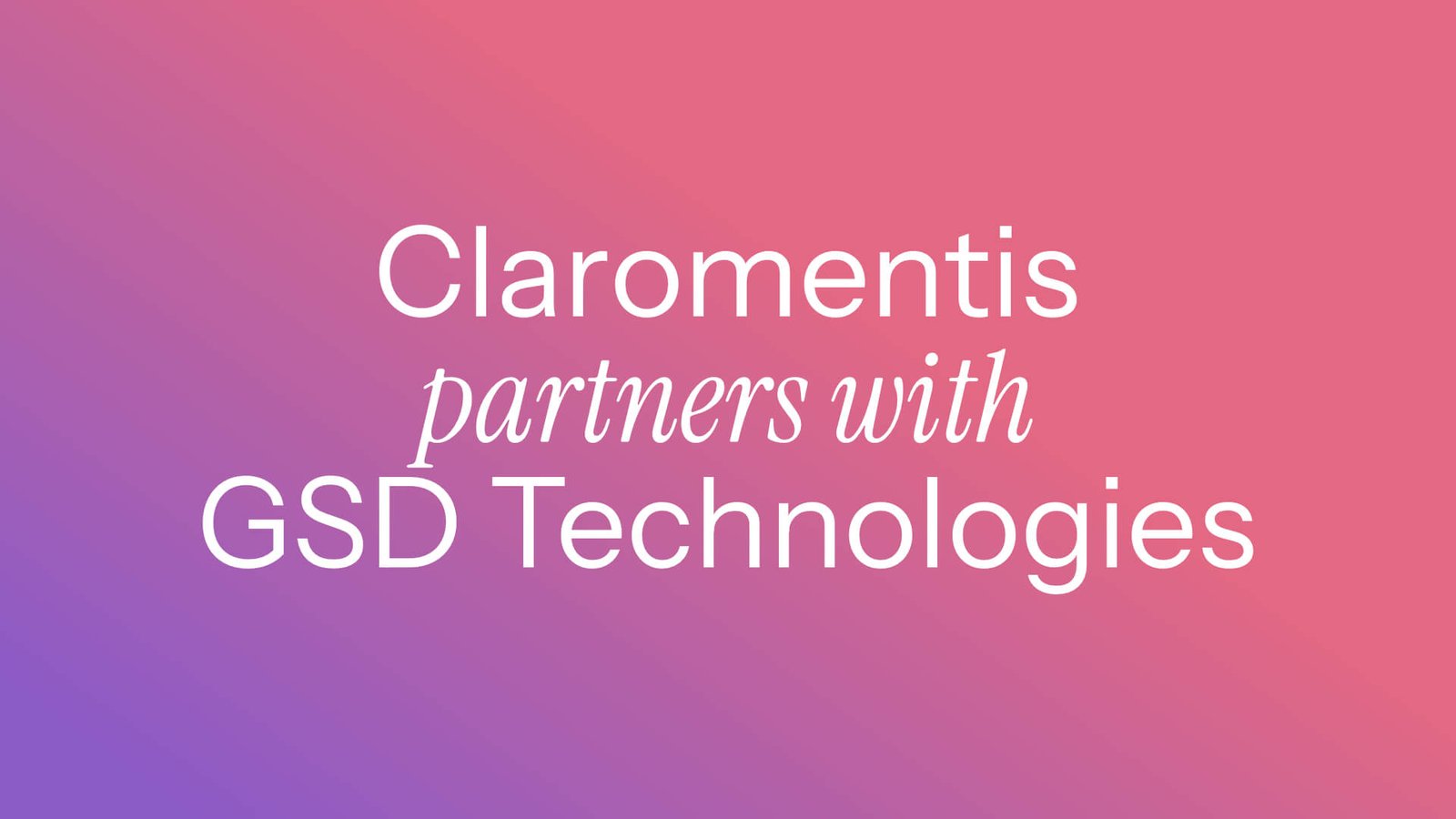 Claromentis partners with GSD Technologies to bring secure digital workplaces to regulated industries across the Middle East