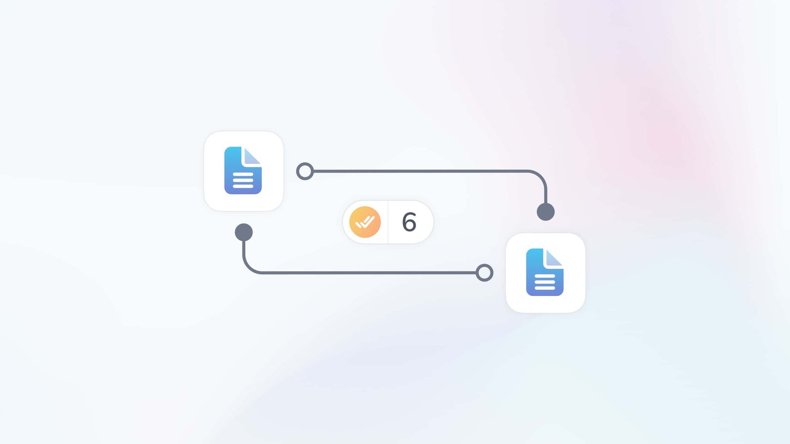 Illustration of Claromentis document management icons 