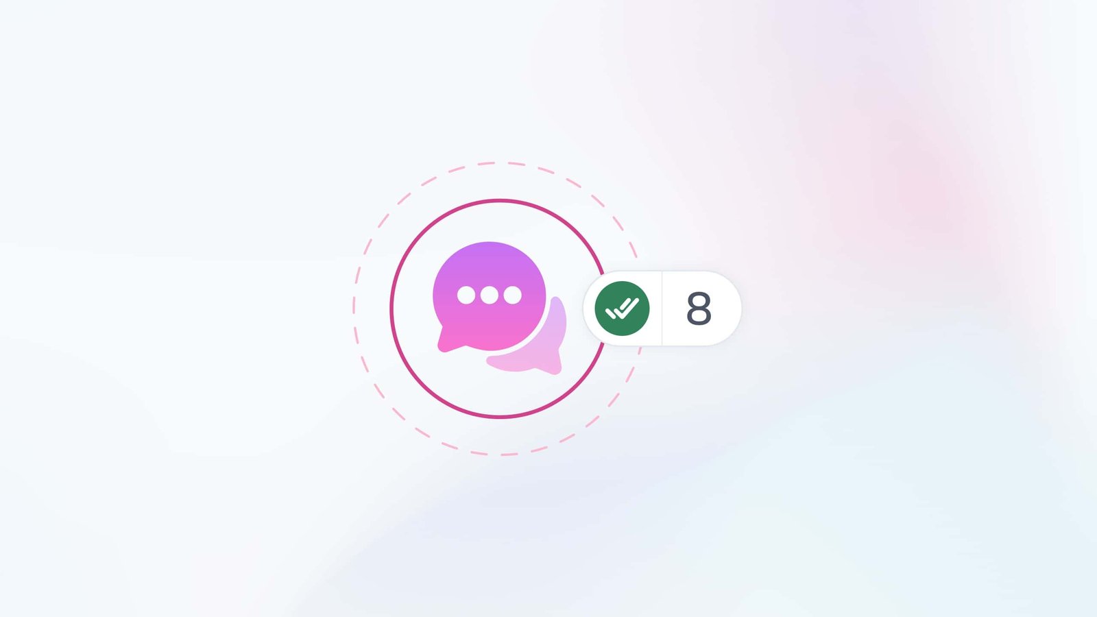 Illustration/icon of a chat bubble