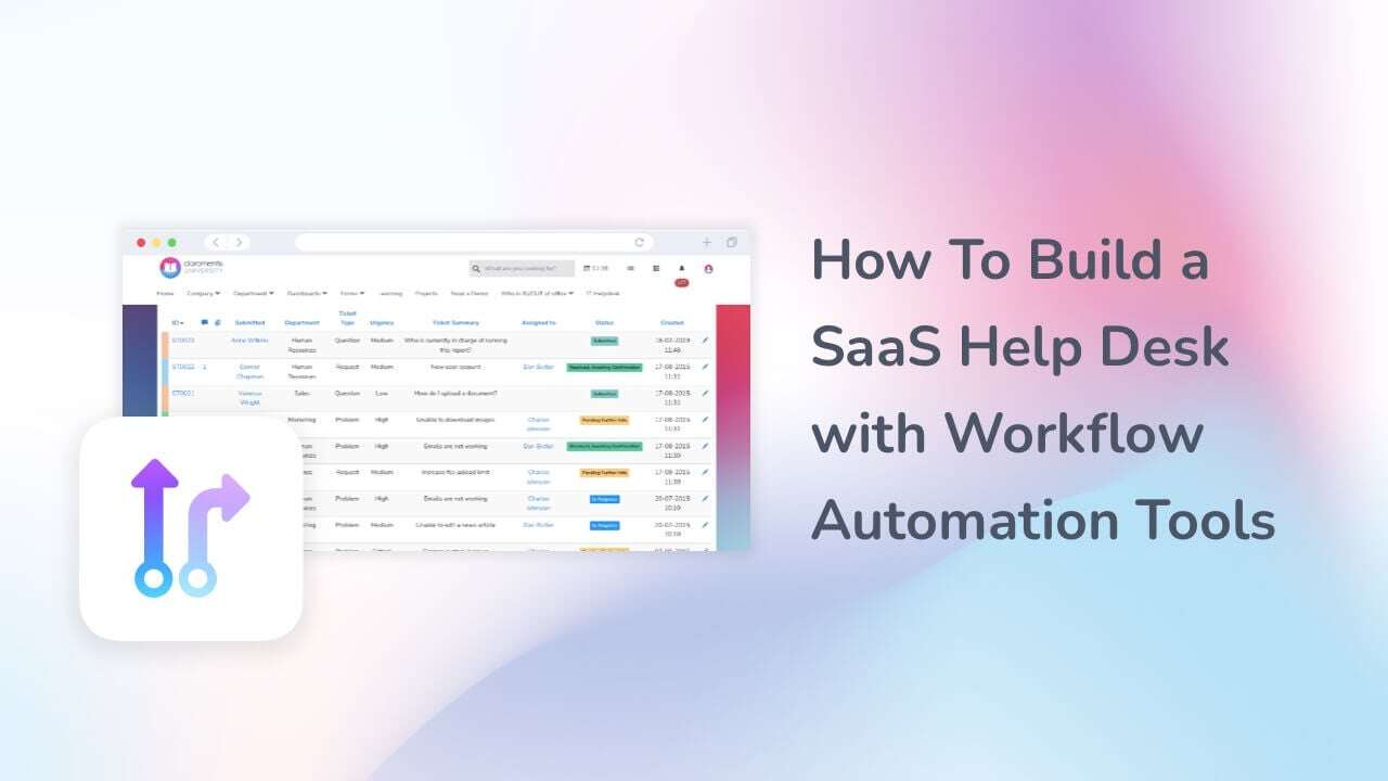 How To Build a SaaS Ticketing System with Workflow Automation Tools