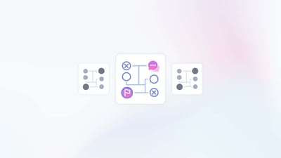 Cartoon schematic of strategy and communication