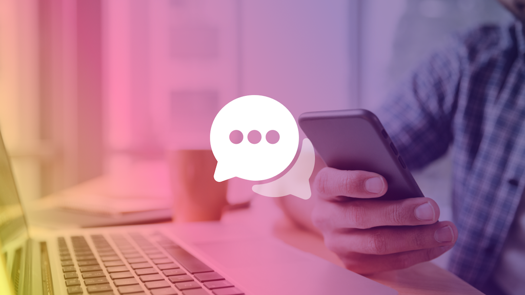 Close up of a person holding a smartphone