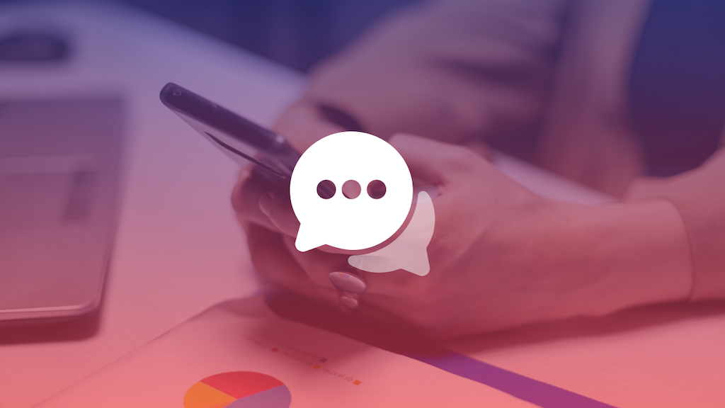 Close up of hands holding a smartphone