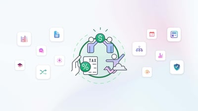 Illustration of Claromentis application icons 