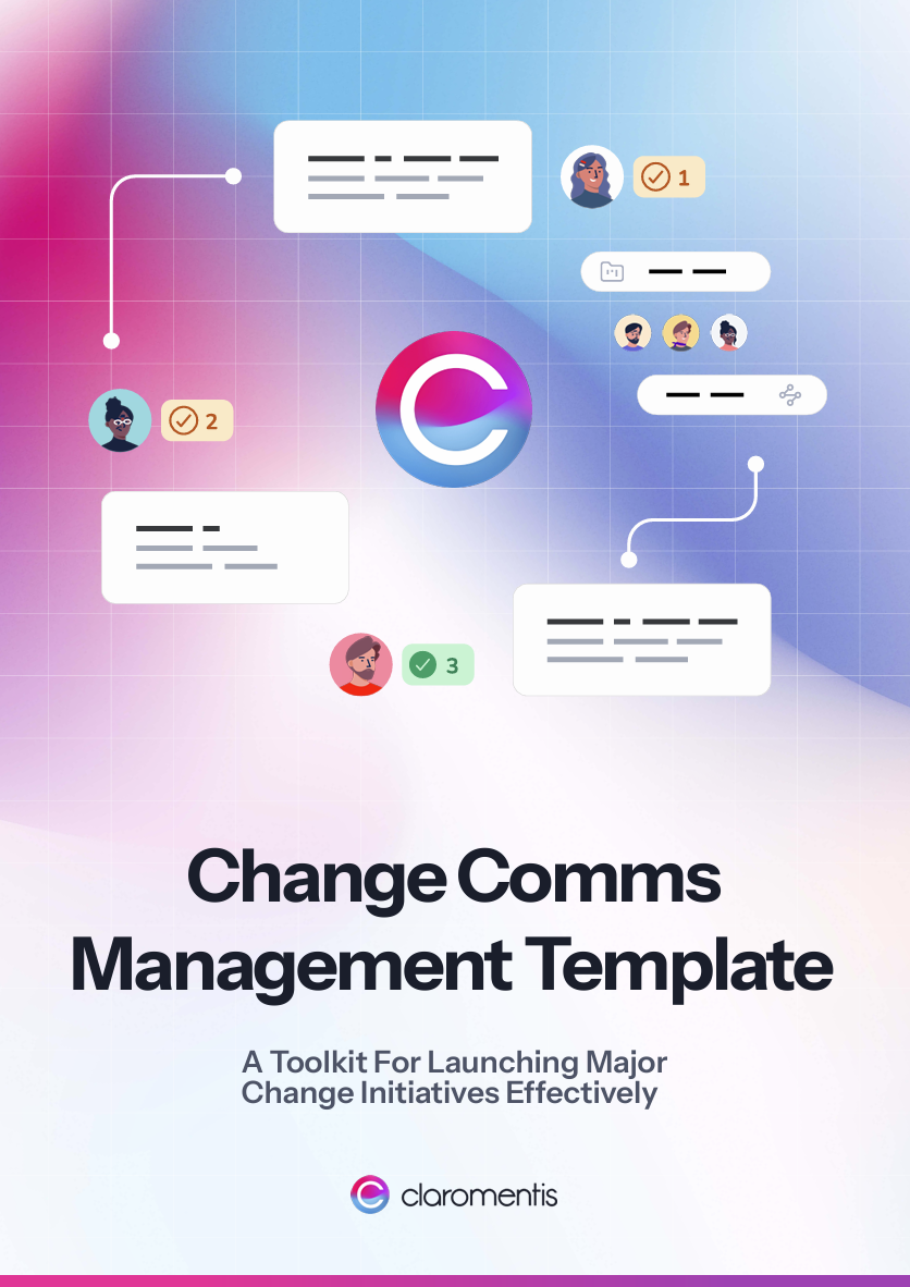change comms management template cover