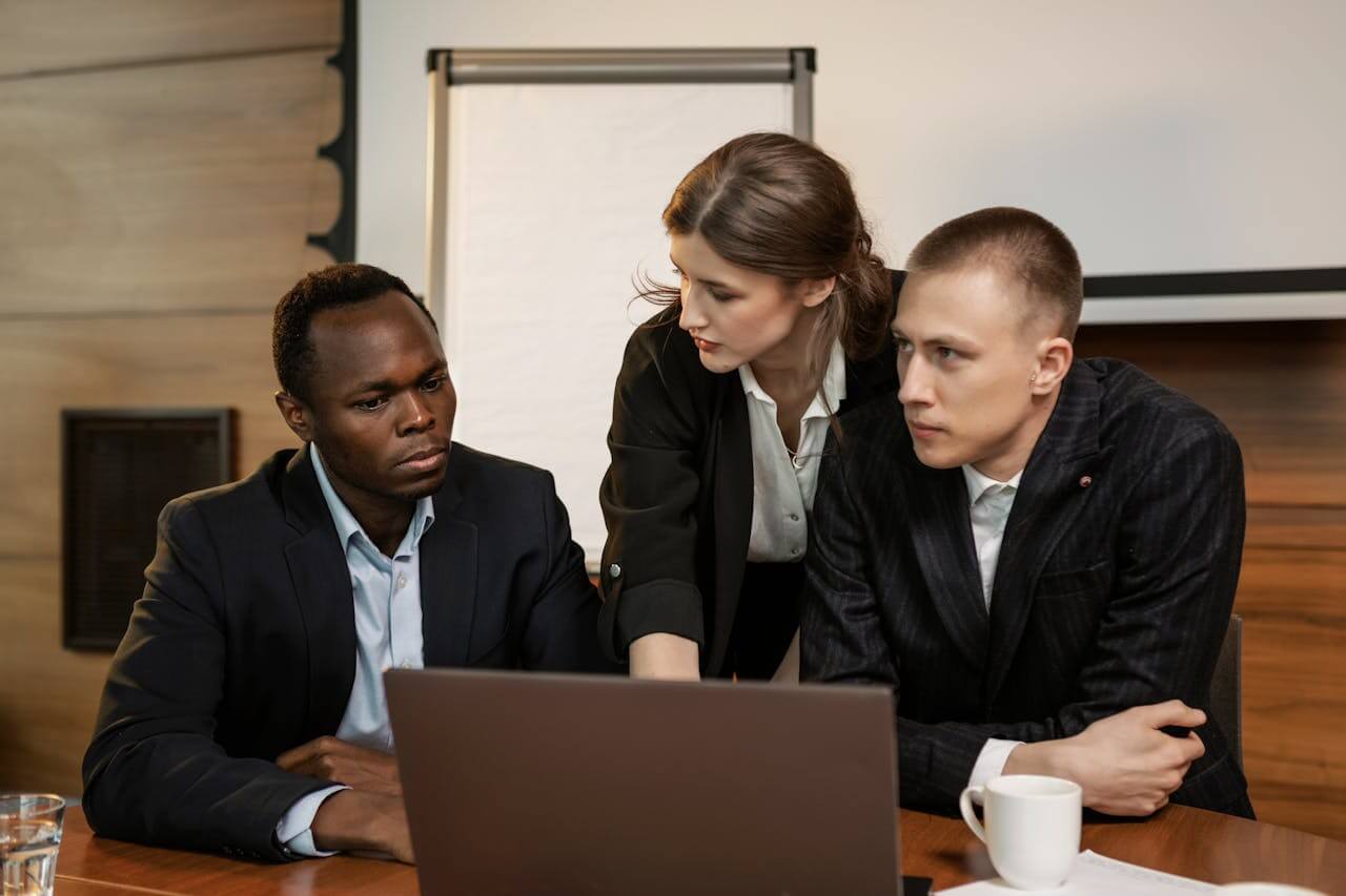 legal team collaborating using AI features from Claromentis