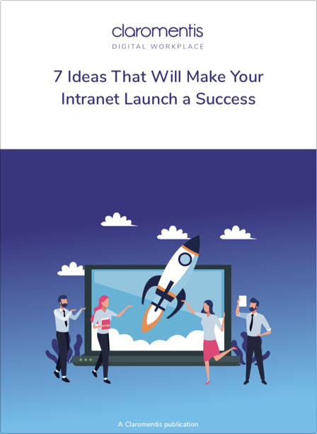 7 ideas for intranet launch white paper cover image