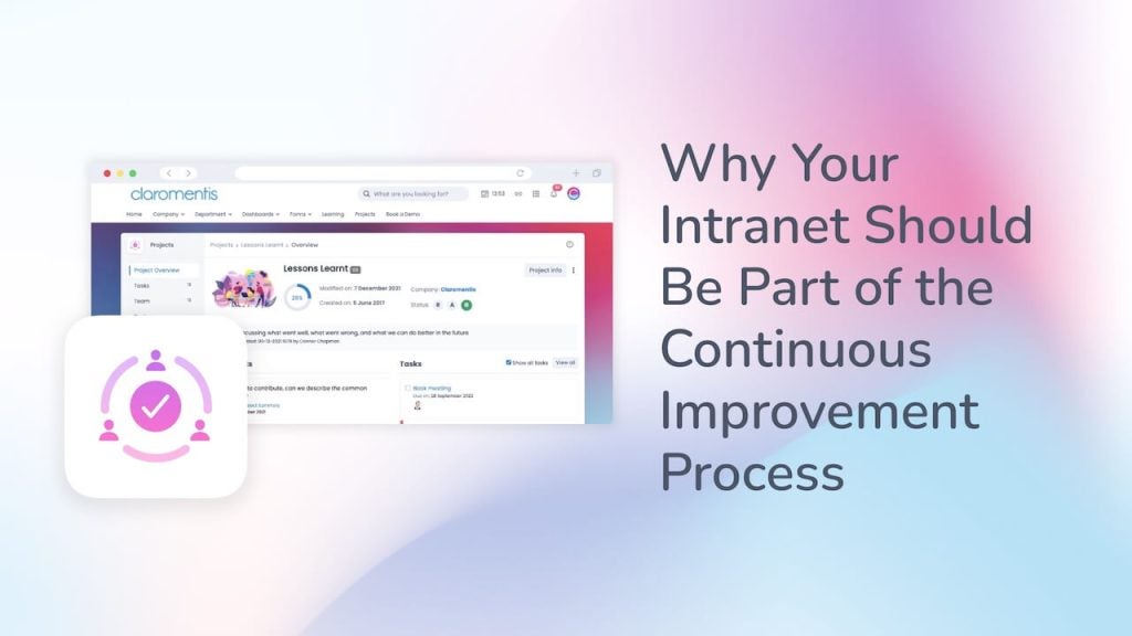 Why Your Intranet Should Be Part of the Continuous Improvement Process