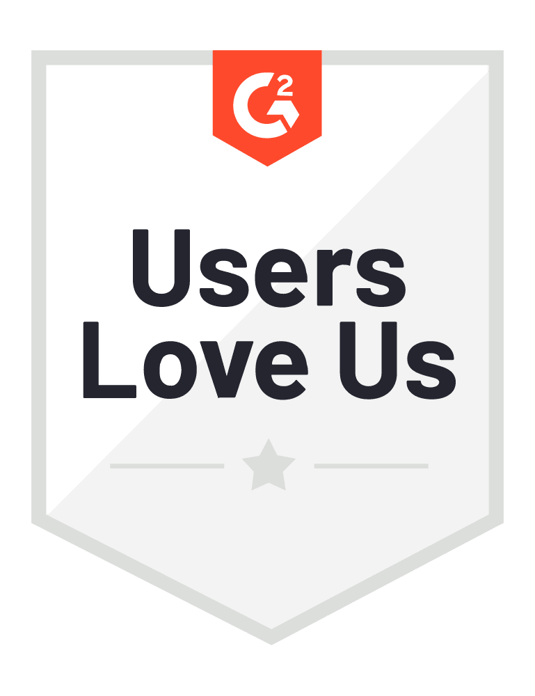 G2 'Users Love Us' Badge